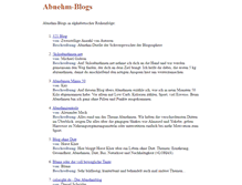 Tablet Screenshot of abnehm-blogs.de